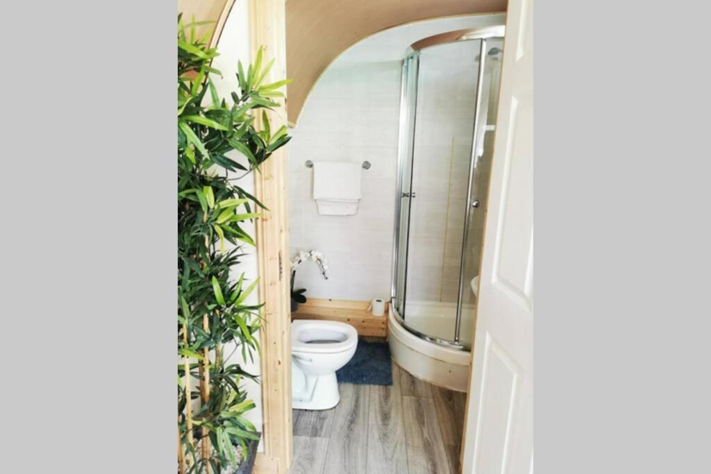 Lazy Lodge Glamping Pod With Hot Tub Портлийш Екстериор снимка